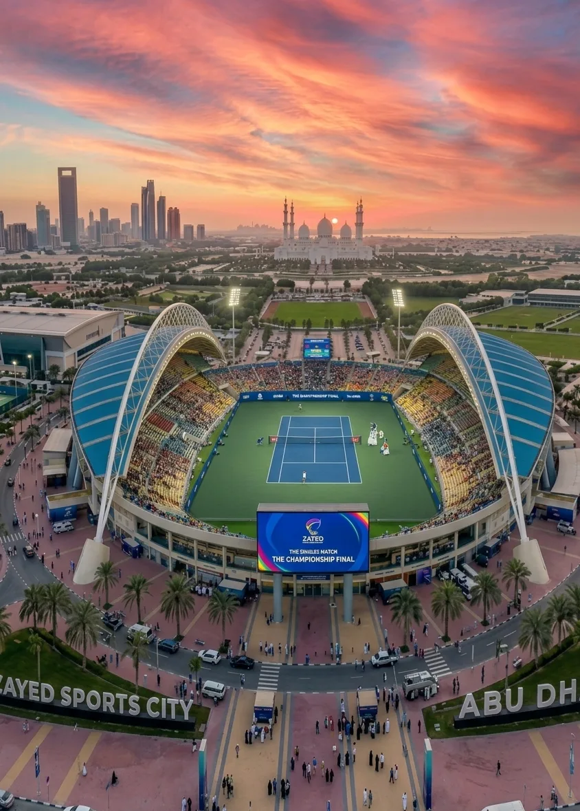 Mubadala Abu Dhabi Open: WTA 500 Tennis IT Case Study, event IT delivery by IP Care