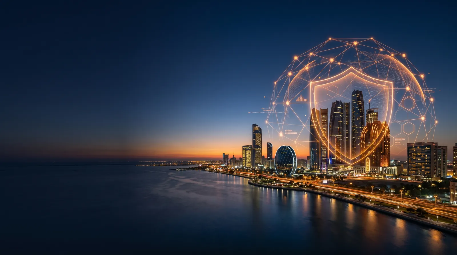 ELV contractor in Abu Dhabi, IP Care engineers installing CCTV and access control systems across the emirate